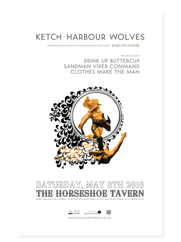 Ketch Harbour Wolves Show Poster Ketch Harbour Wolves Show Poster